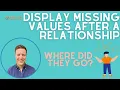 Display Missing Values After Creating Tableau Relationship Quick Tip