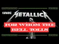 Download Lagu FOR WHOM THE BELL TOLLS / METALLICA / KARAOKE