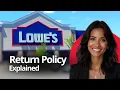 Lowe s Return and Refund Policy How To Return Items At Lowe s and Get a Refund