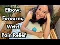 Elbow Forearm and Wrist Pain Relief Easy Self-Massage with a Ball