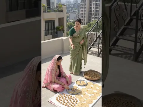 घर में कुछ नहीं था!😱 गंवार बहू के देसी नाश्ते ने मेहमानों का दिल जीत लिया❤ #shorts #viral #saasbahu