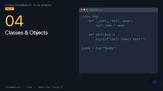 Python Intermediate Classes Objects Lesson 4