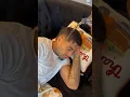 Download Lagu Mom catches dad sleeping while watching daughter and son #shorts
