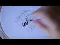 Hand Embroidery - How to Embroider Letters Using a Split-back Stitch