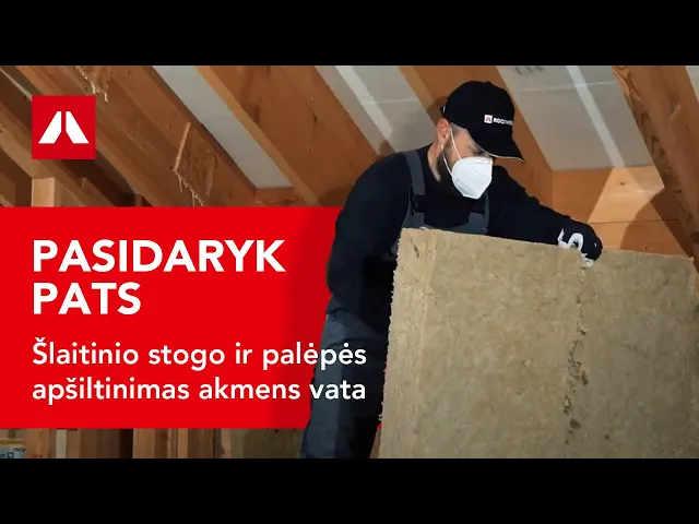 Akmens vata ROCKWOOL Superrock Premium, matmenys 50 x 565 x 1000 mm, 1 pak. -8,475 m2, universalios vatos plokštės, 306678