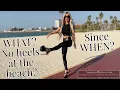IM BACK Sort of I got in trouble for walking in HighHeels at the beach I hope the is worth it