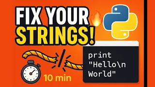 Escape Characters in Python Explained Python Tutorial for Beginners
