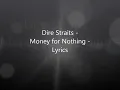 Dire Straits - Money for Nothing - Lyrics