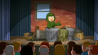 Family Guy - Meg as Oscar the Grouch