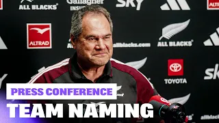 All Blacks Reveal Their Team to Face the Wallabies | Press Conference (Auckland)