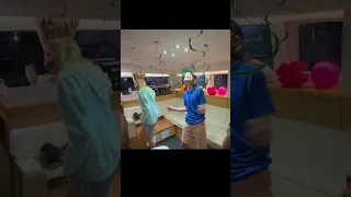 POV: You’re a kid sailing around the world and sometimes your chores consist of boatwork!