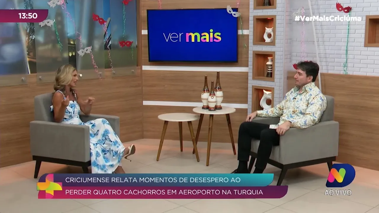 Criciumense relata momentos de desespero ao perder 4 cachorros em aeroporto na Turquia