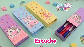 Haz una CARTUCHERA DE PAPEL ✏️📒 ¡Fácil, Bonita y Muy Práctica!