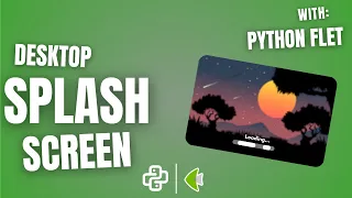 Flet Tutorial Splash Screen UI in Python