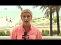 Clearwater Beach hosting lots of visitors and man seem unfazed by storm threat