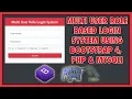 Multi User Role Based Login System Using Bootstrap 4 PHP MySQLi