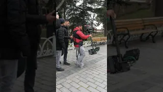 غزل عبدالله  يمه لا تورطيني  تصوير خاص وراء الكواليس دندنها