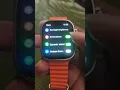 Ultra 9 smart watch may message open option new real working setting on