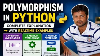 Polymorphism in Python Programming Operator Overloading Method Overloading Method Overriding