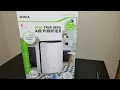 Winix 3-Stage True HEPA Air Purifier D360 unboxing and use