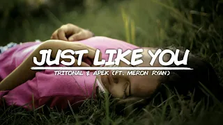 tritonal just like you lyrics with apek ft meron ryan