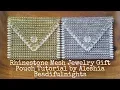 Rhinestone Mesh Jewelry Gift Pouch Tutorial with Beebeecraft Ribbon