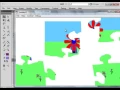 Flash CS5 Tutorial 37 Make Jigsaw Puzzle avi