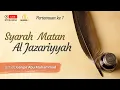 Syarah Matan Al Jazariyyah - Ustadz Ganjar Abu Muhammad Hafizhahullah