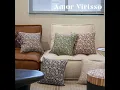 Amor Virisso Floral Throw Pillow Covers 18x18 Couch Pillows for Living Room Decorative Accent Pillow