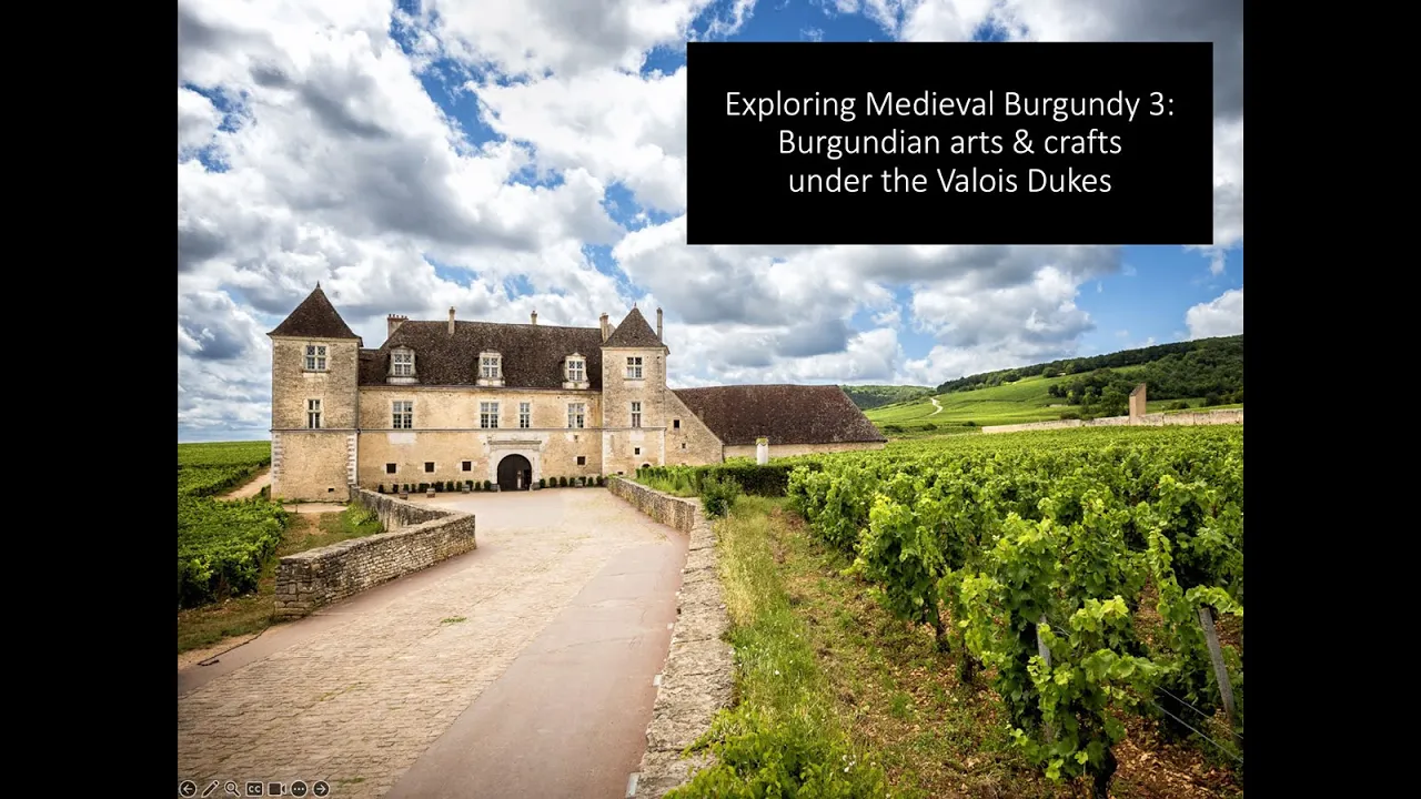 Exploring Medieval Burgundy 3: Burgundian arts & crafts at the time of the Valois dukes