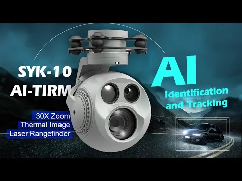 Download MP3 SYK-10 AI-TIRM: EO/IR Laser Rangefinder Cam with AI Tracking & Recognition, Targets Locked & Tracked