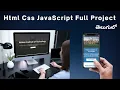 Vellore Vit Full Project in 6 hours Html Css JavaScript Project
