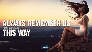 Download DJ SLOW BASS ALWAYS REMEMBER US THIS WAY - LADY GAGA - MAXMIX MP3