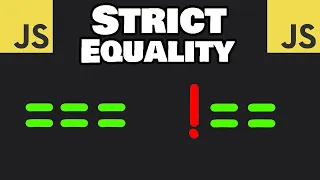 Learn JavaScript STRICT EQUALITY in 3 minutes