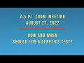 How and When Should I Do A Genetics Test
