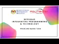DFP50043 INTEGRATIVE PROGRAMMING TECHNOLOGY PROBLEM BASED TASK