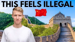 在中国长城露营，凌晨5点被叫醒