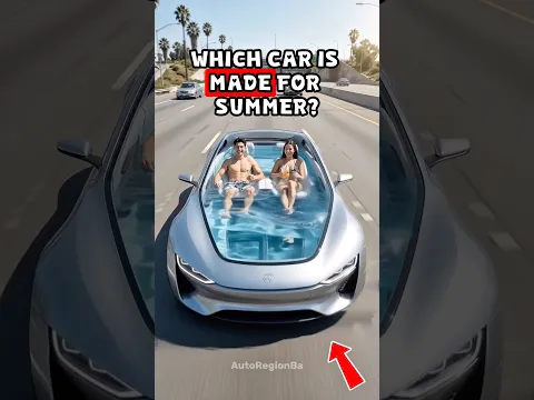 Which Car Is Made for Summer?☀️🚗 #shorts #automobile #car #summer #pool #party