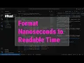 Format nanoseconds into a human-readable string - Study Rust With Me No Talking
