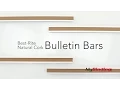 Best Rite Natural Cork Bulletin Bars