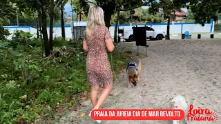 praia da jureia dia de mar revolto 