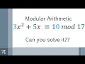 Modular Arithmetic Involving Quadratic Number Theory