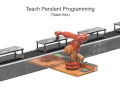 Robotics Online Programming Teach Pendant Lead through