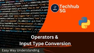 Python Operators Input Type Conversion Explained Day 3 - Python for Beginners