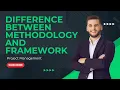 Difference between Methodology and Framework