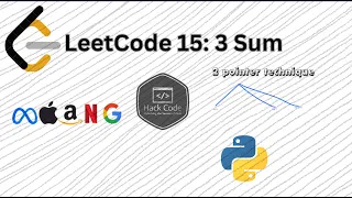 Mastering Amazon Question LeetCode 15 Solution to 3 Sum MAANG Python Interview Hack Code