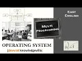 1 2 4 Multi programming operating system with it s examples properties limitation comparison