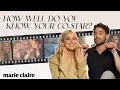 Elizabeth Lail and Dustin Milligan Compete in How Well Do You Know Your Co-Star Marie Claire