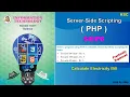 SOP 6 PHP Class 12 Server Side Scripting PHP SOP6 Class 12