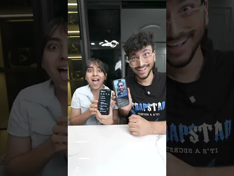 Calling dad at the same time challenge 😁